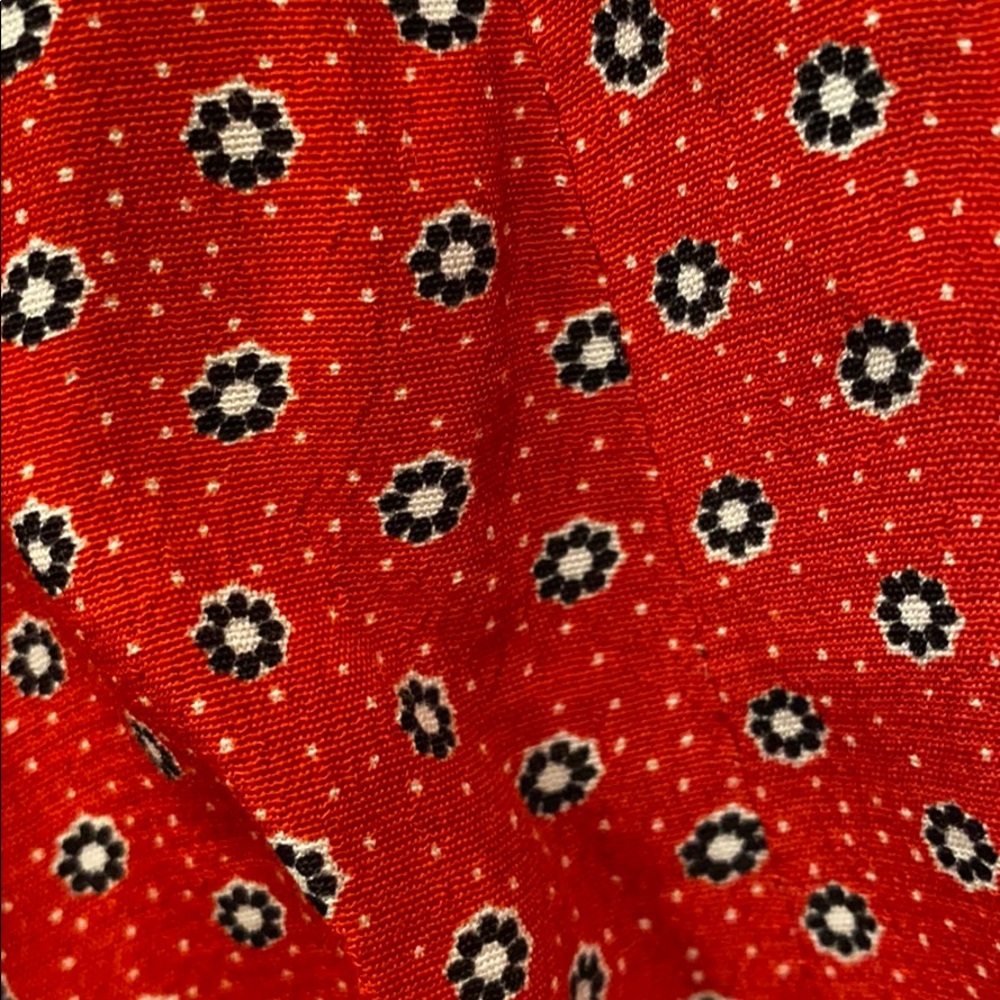 • Boho Flower Plunging Blouse • - Picture 6 of 6